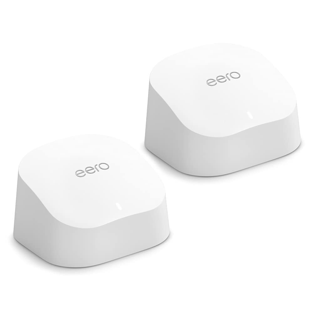 eero 6 Mesh WiFi System covering 3000 sq ft