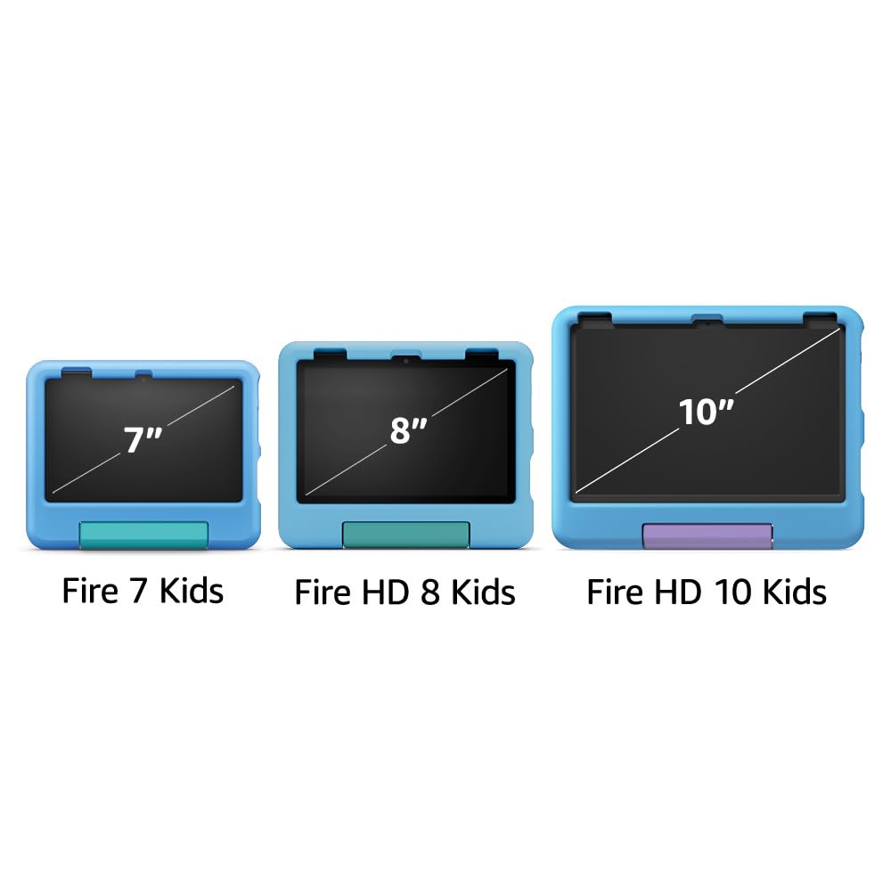 Kid-proof case of the Amazon Fire 7 Kids Tablet