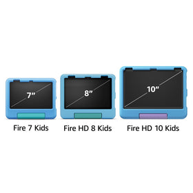 Close-up of Amazon Fire 7 Kids Tablet features