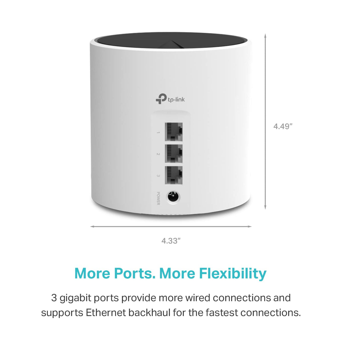 Whole home coverage of TP-Link Deco X55 Mesh System