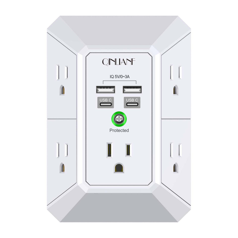QINLIANF USB Wall Charger with Surge Protection