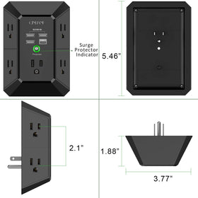 Compact design of QINLIANF USB wall charger