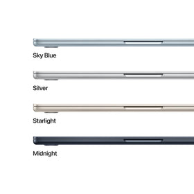 Side view of Apple MacBook Air showcasing ports