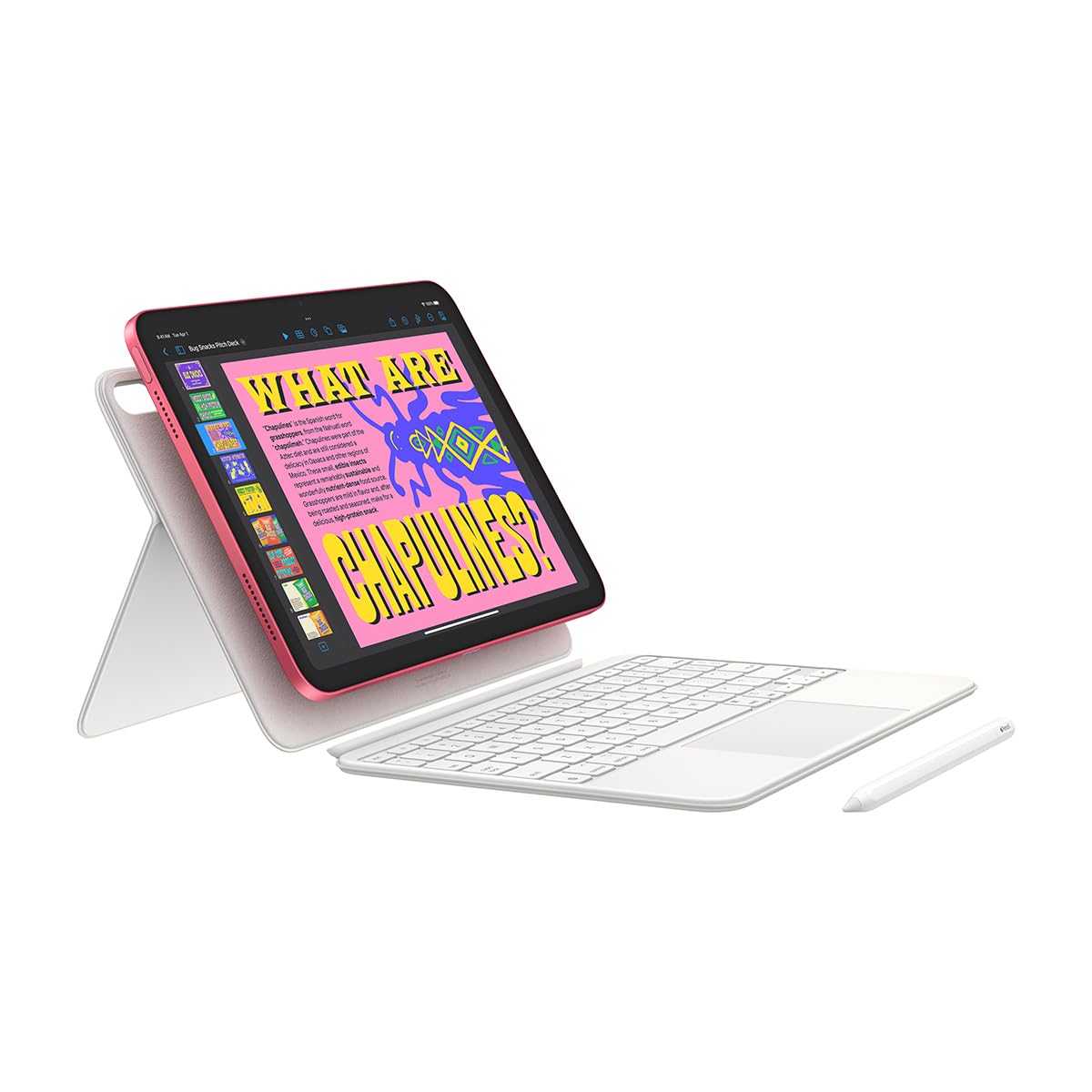 Apple iPad 11-inch with Magic Keyboard Folio attached