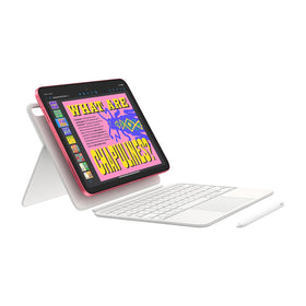Apple iPad 11-inch with Magic Keyboard Folio attached