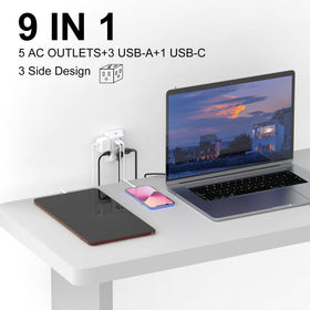 QINLIANF outlet extender plugged into a wall outlet