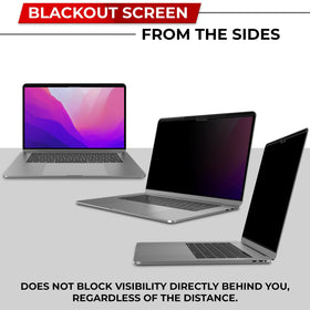 Package contents of SightPro Magnetic Privacy Screen including webcam cover
