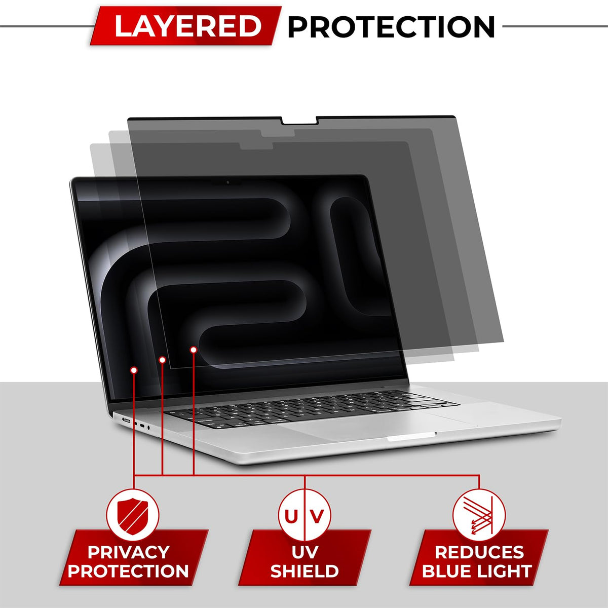 SightPro Magnetic Privacy Screen packaging