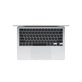 Close-up of Apple MacBook Air keyboard and trackpad