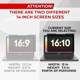 SightPro privacy screen demonstrating side view blackout