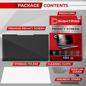 Webcam privacy cover included with SightPro package