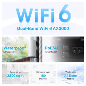 Deco X50-Outdoor mounted on a pole