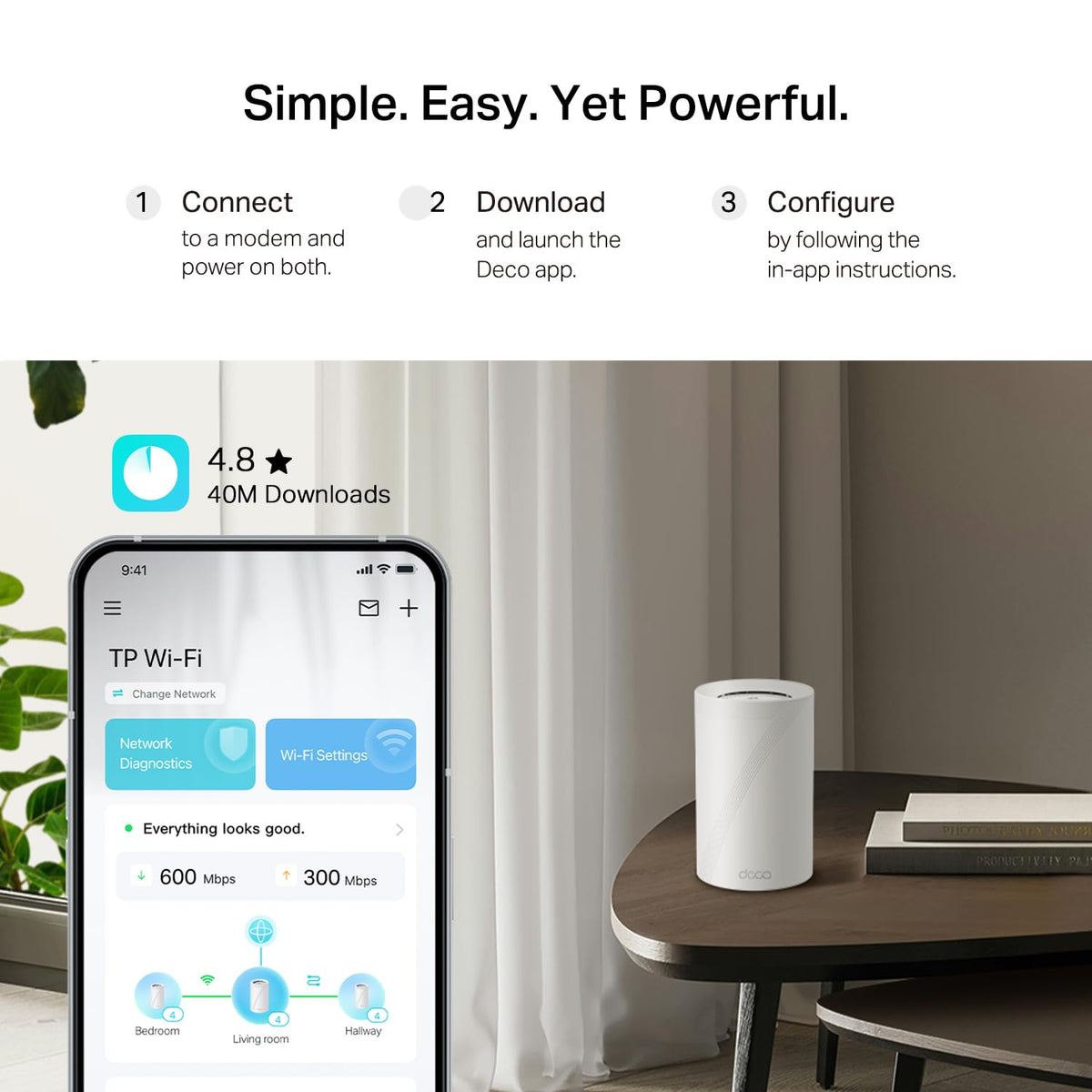 TP-Link Deco 7 Pro package contents and accessories
