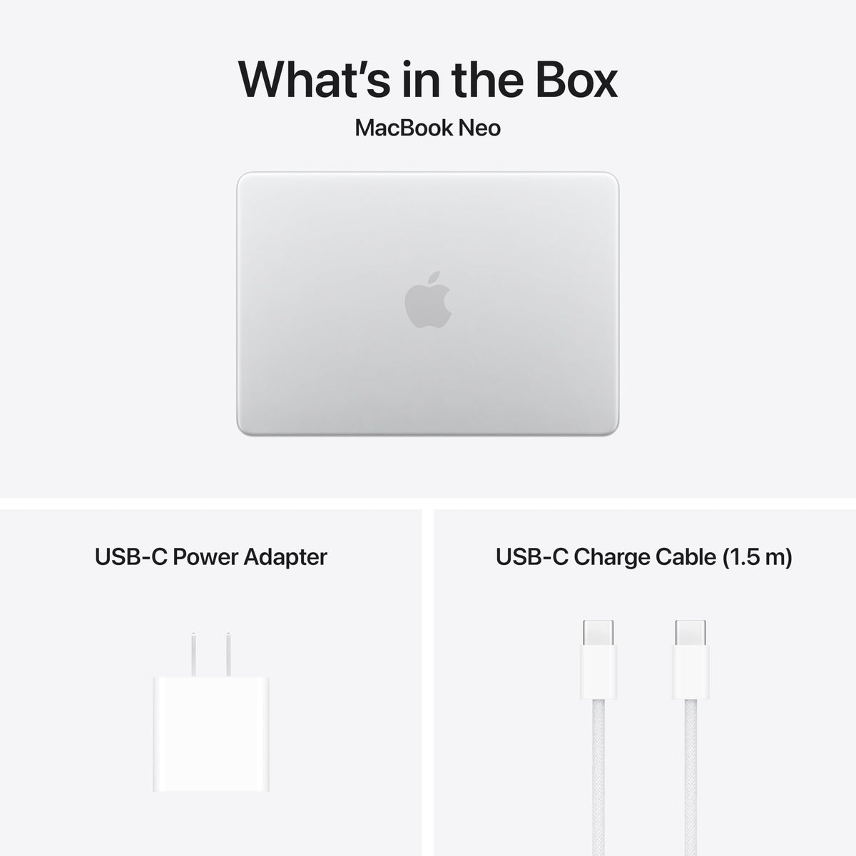 Side view of Apple MacBook Neo with keyboard