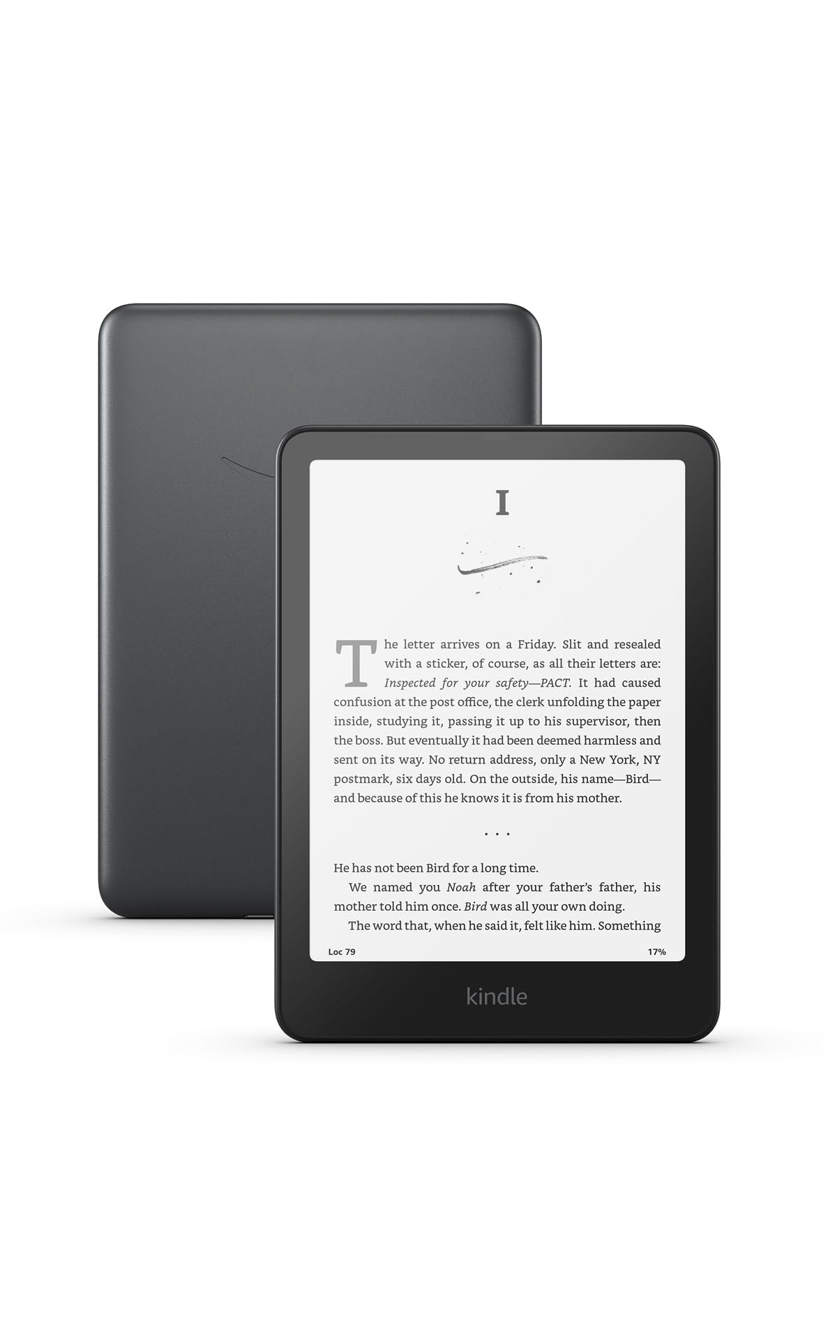 Amazon Kindle Paperwhite Signature Edition front view