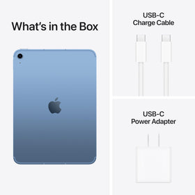 Apple iPad 11-inch in blue color with USB-C connector