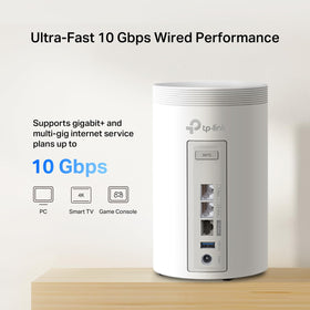 Lifestyle image of TP-Link Deco 7 Pro in a modern home setting
