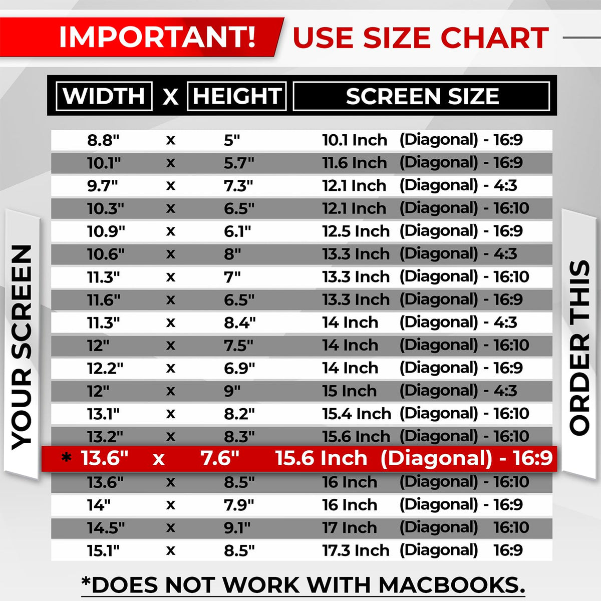 SightPro Privacy Screen package contents display