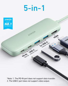 4K HDMI port on Anker USB C Hub for high-definition display