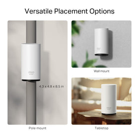 TP-Link Deco 7 BE25 Mesh Extender providing wide coverage