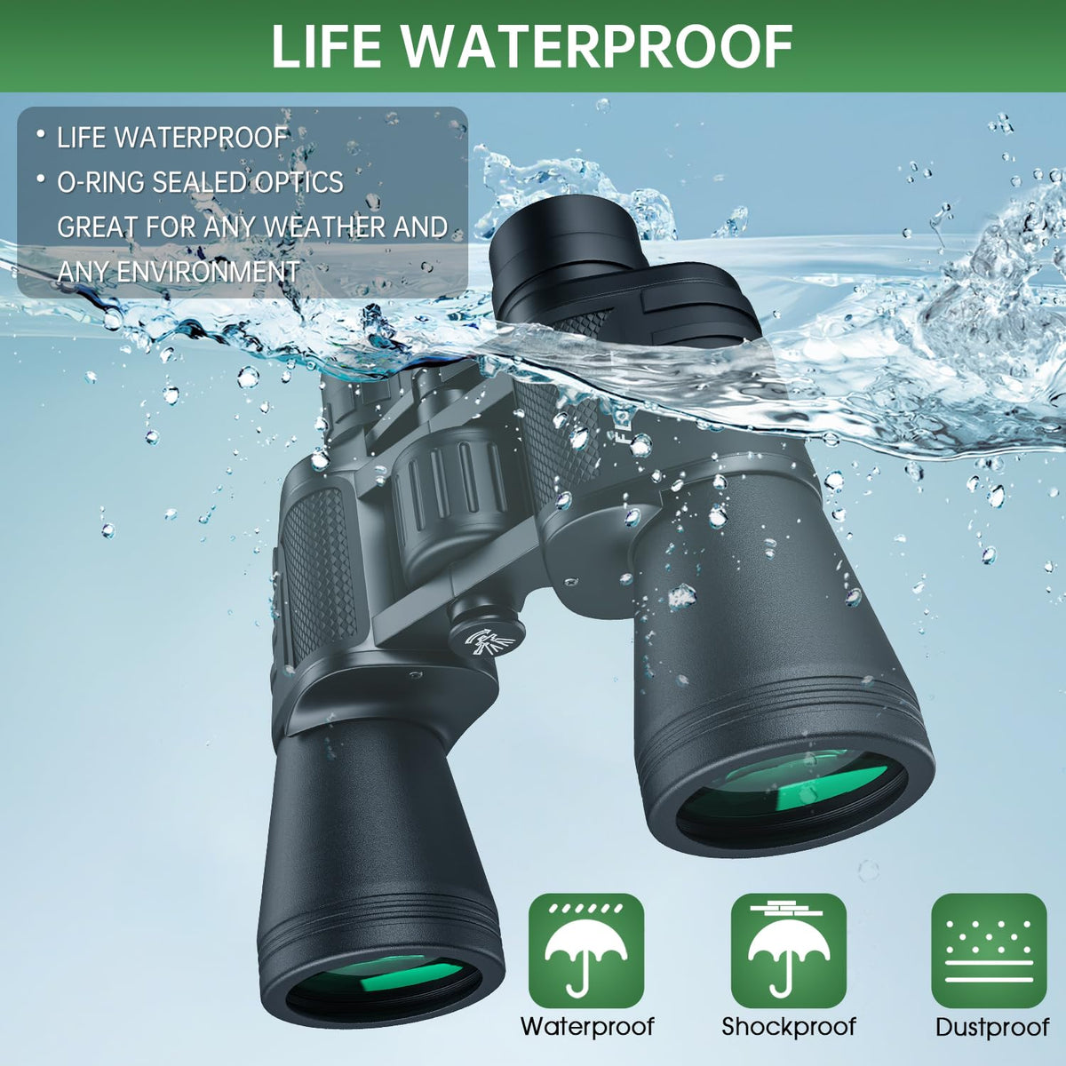FLYANT binoculars in outdoor setting for bird watching