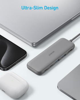 Anker USB C Hub showcasing 4K display capabilities