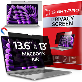 SightPro Magnetic Privacy Screen for MacBook Air 13.6 inch with easy magnetic attachment