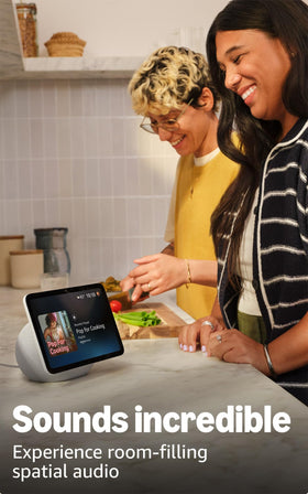 Amazon Echo Show 8 streaming music and video
