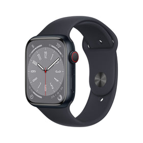 Apple Watch Series 8 Midnight Aluminum Case with Sport Band