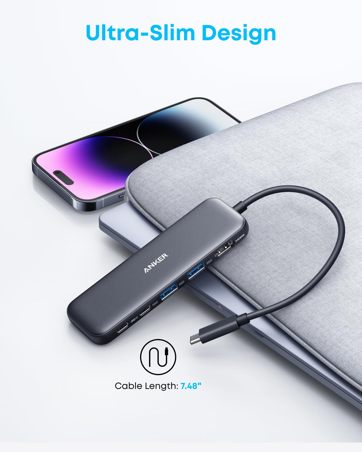 Anker USB C Hub with packaging
