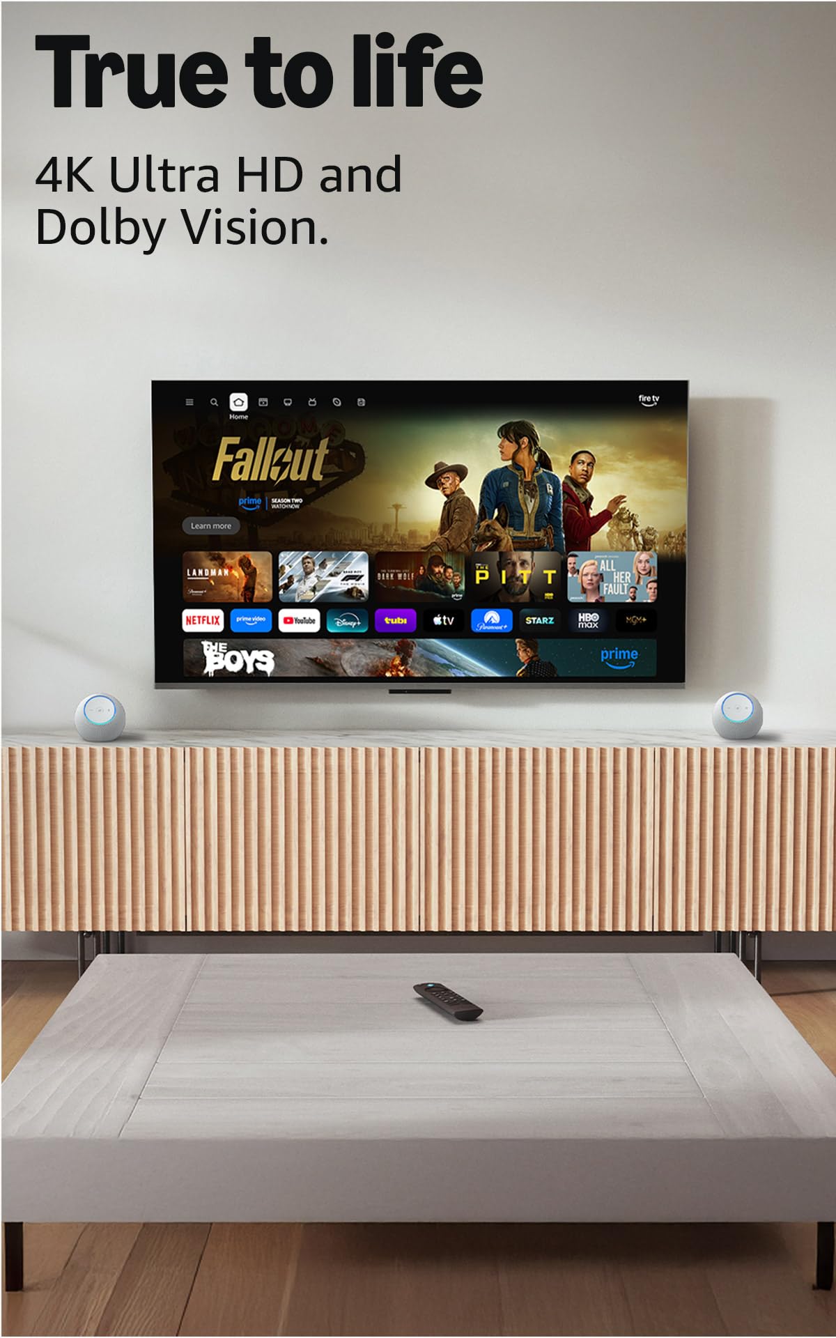 Stream movies in 4K Ultra HD with Amazon Fire TV Stick 4K Max