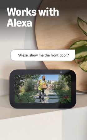 Ring Video Doorbell in satin nickel finish