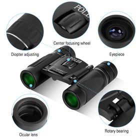 8x21 binoculars with BAK4 prism for clear vision