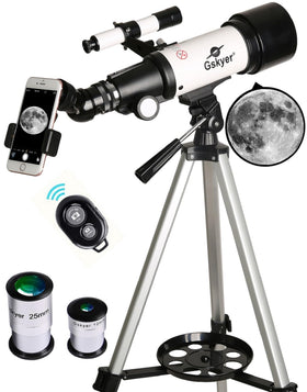 Gskyer Telescope with 70mm aperture and 400mm focal length