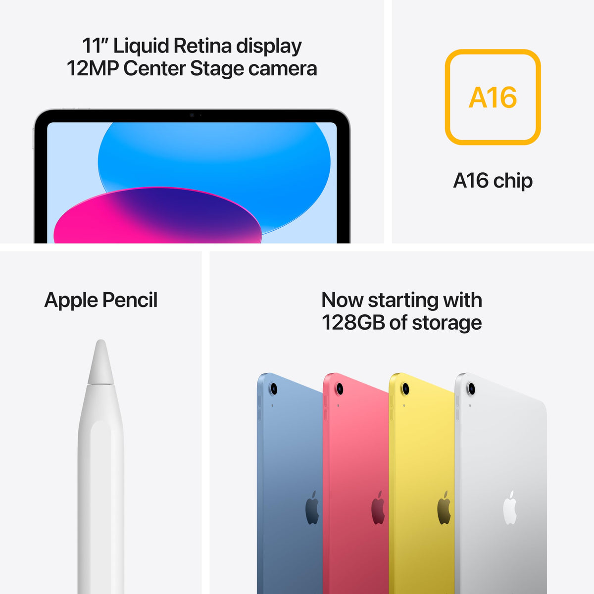 Apple iPad 11-inch with advanced 12MP cameras