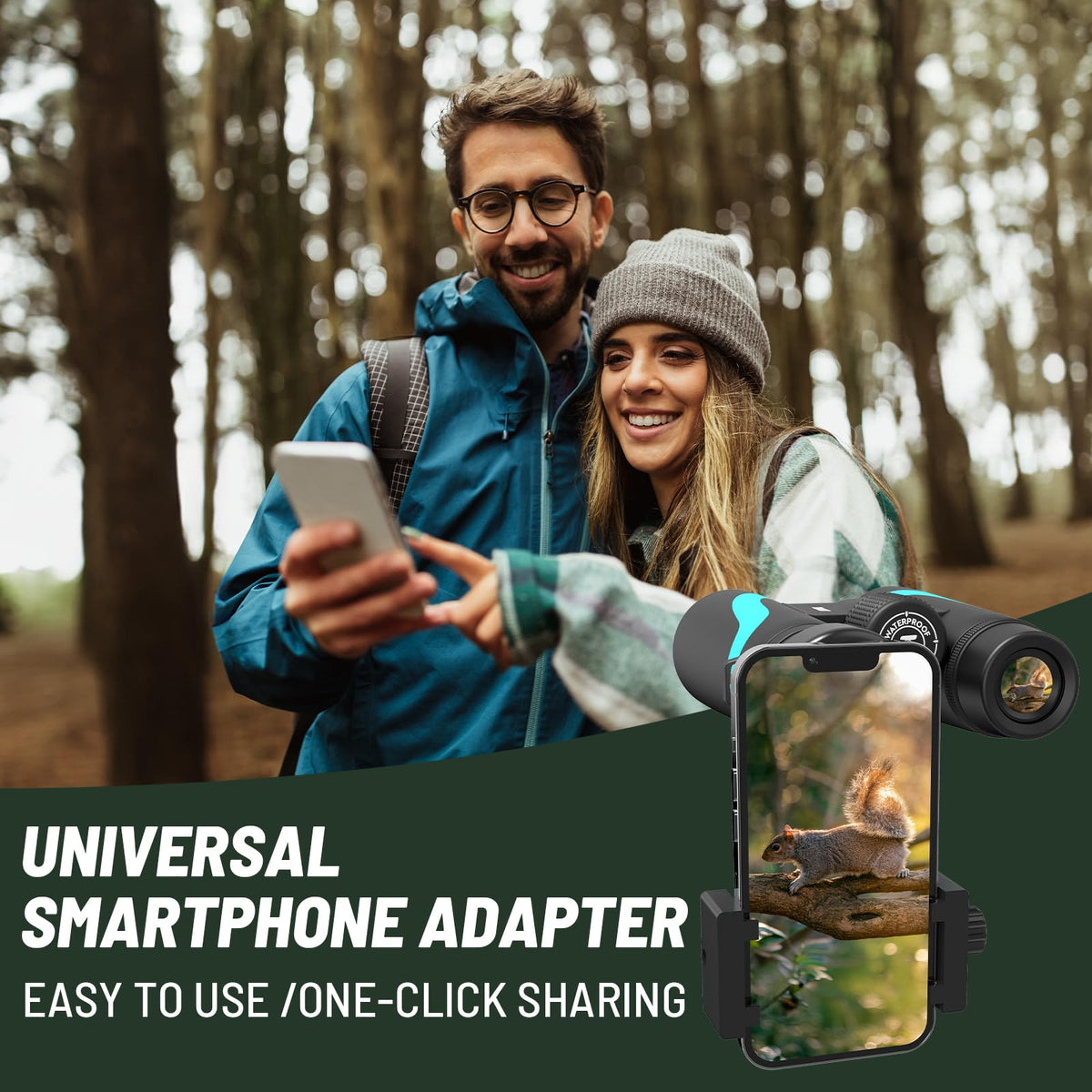 High-powered binoculars for bird watching