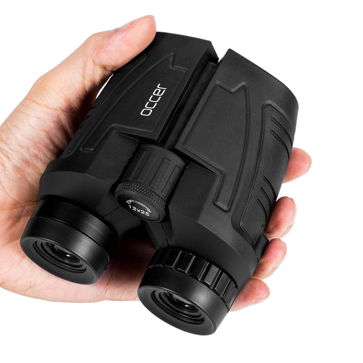 Occer 12x25 binoculars with large eyepiece for clear viewing