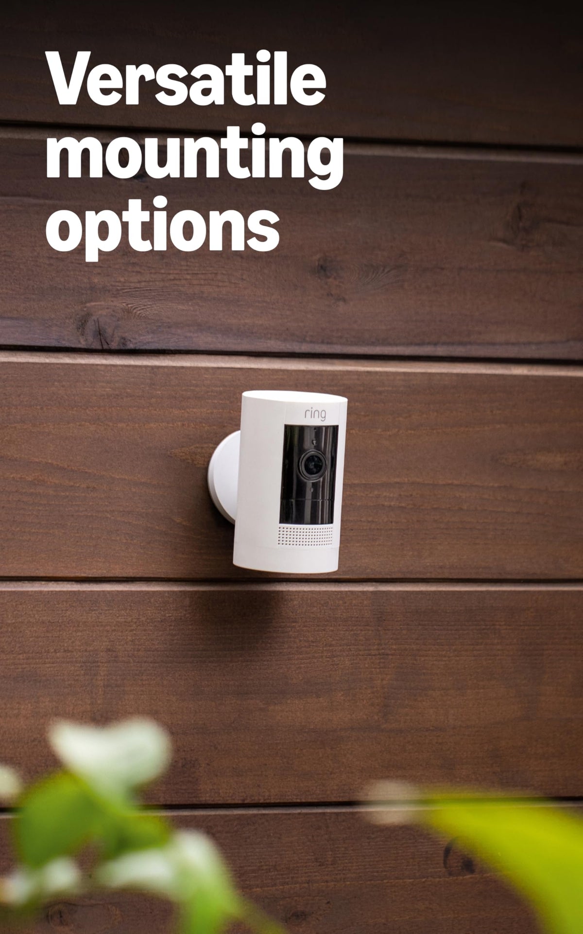 Two-Way Talk feature of Ring Outdoor Cam in use