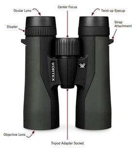 Vortex Crossfire HD binoculars in nature with clear visibility