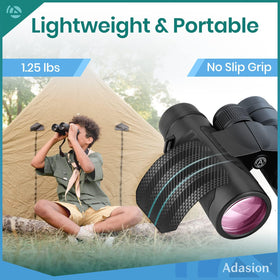 Comfortable grip of Adasion binoculars for easy handling