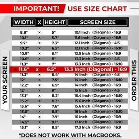 SightPro Magnetic Laptop Privacy Screen with cleaning cloth