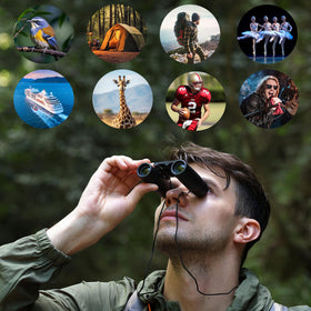 POLDR binoculars showcasing BAK4 prism technology