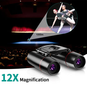 Lightweight pocket binoculars ideal for travel