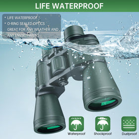 User comfortably using FLYANT binoculars