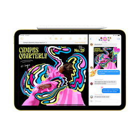 Apple iPad 11-inch with Apple Pencil on a drawing surface