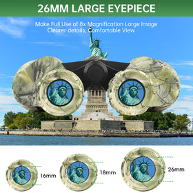 Person using FLYANT binoculars for bird watching