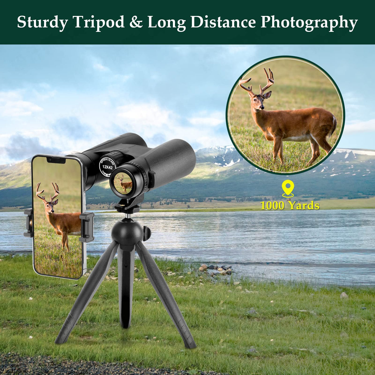 Adorrgon binoculars displaying low light vision capabilities
