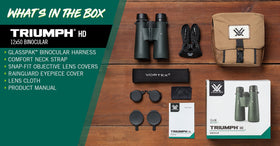 Vortex Triumph HD Binoculars demonstrating shockproof design