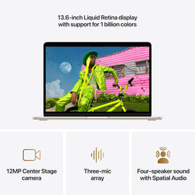 Apple MacBook Air in Starlight color