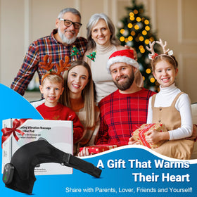 Person relaxing with YUANBO shoulder massager